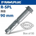 R-SPL SAFETY PLUS - LOOSE BOLT 8.0X90MM X50 PER BOX